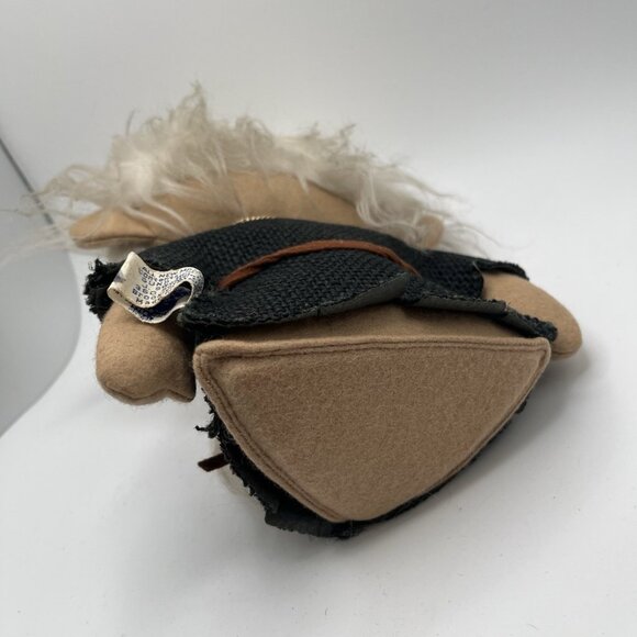 Vintage 60s Gunderful Creation Wizard Dwarf Plush Weighed Doll Japan 9” Gund - Picture 6 of 10